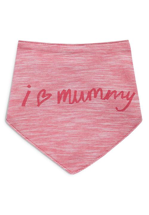 Next - Two Pack Dribble Bibs Mid Pink