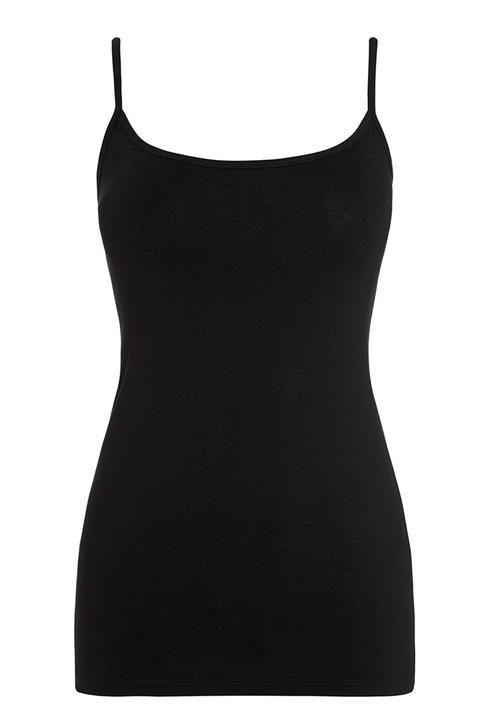 Next - Thin strap vest Black