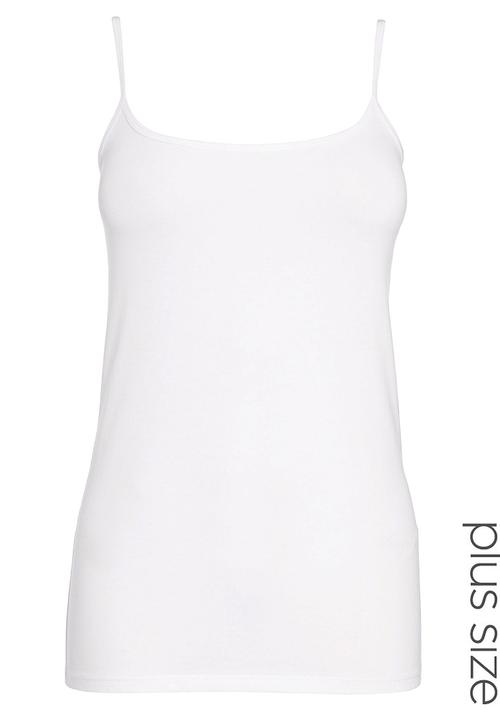 Next - Thin Strap Vest White
