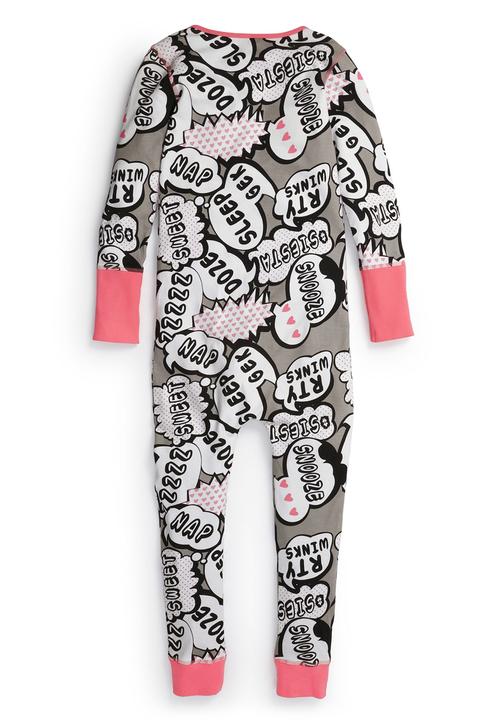 Next - Speech Bubble Onesie Multi-Colour