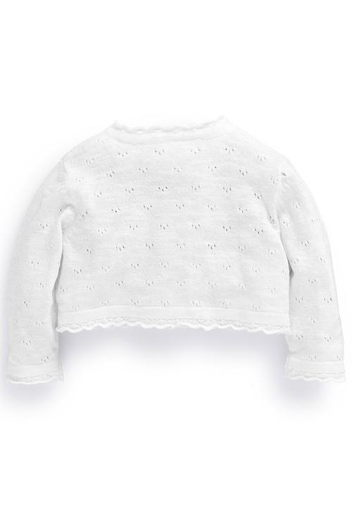 Next - Flower Cardigan White
