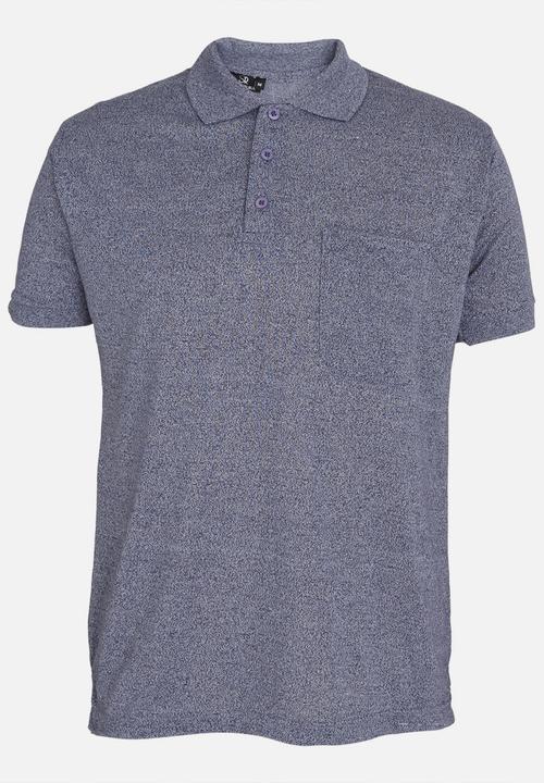 STYLE REPUBLIC - Pocket Detail Golfer Dark Blue
