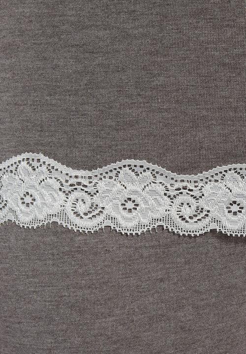 Next - Lace pyjama set Grey