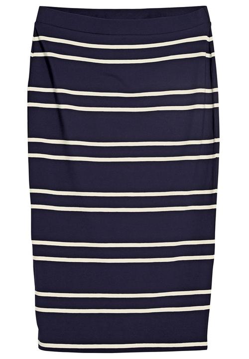 Next - Navy striped tube skirt Navy