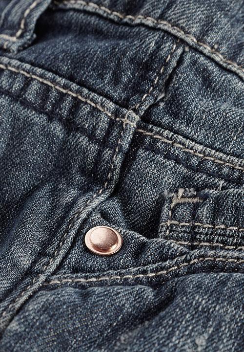 Next - Denim Shorts Dark Wash Dark Blue