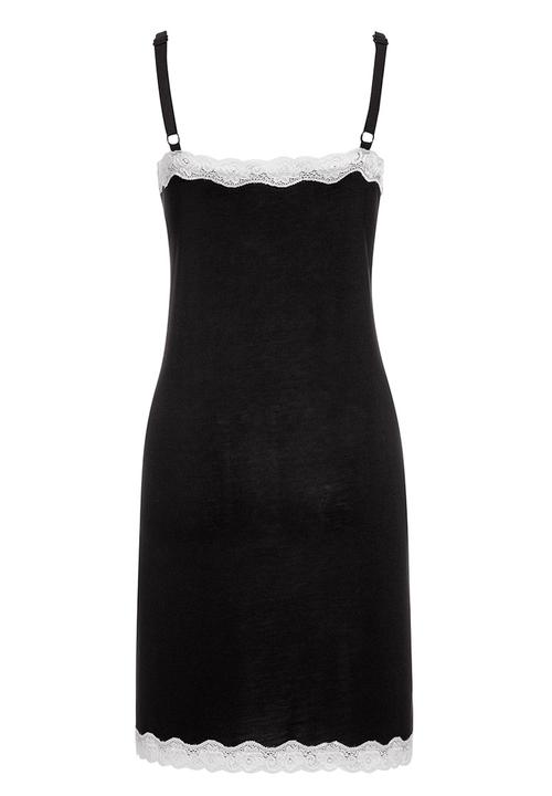 Next - Black Viscose Rich Slip Black