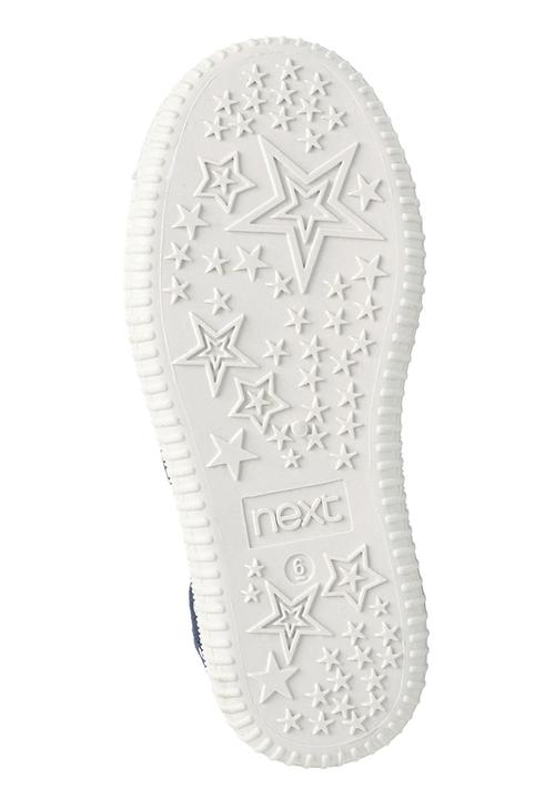Next - Laceless Low-Top Navy Spot