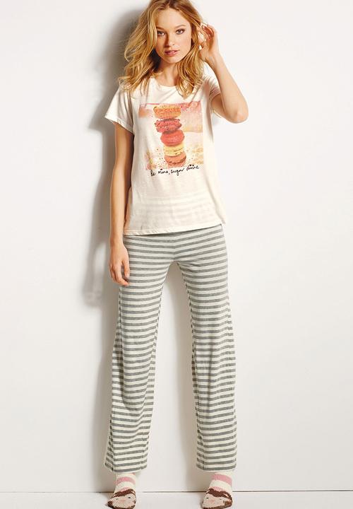 Next - Macaroon printed pyjama set Multi-colour