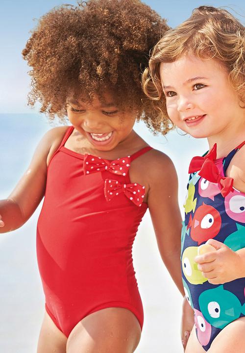 Next - Bow Swimsuit Red