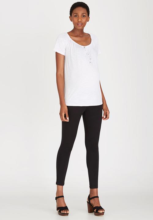 Cherry Melon - Off The Shoulder Top White