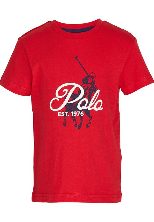 POLO - Rick  Crew Neck Tee Red