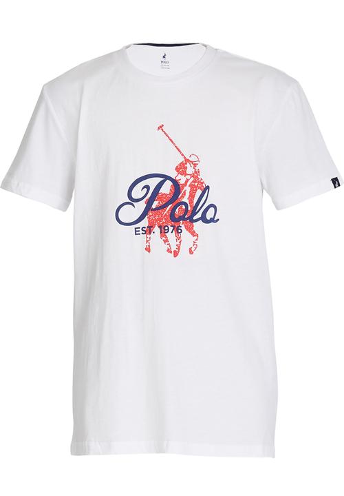 POLO - Rick  Crew Neck Tee White