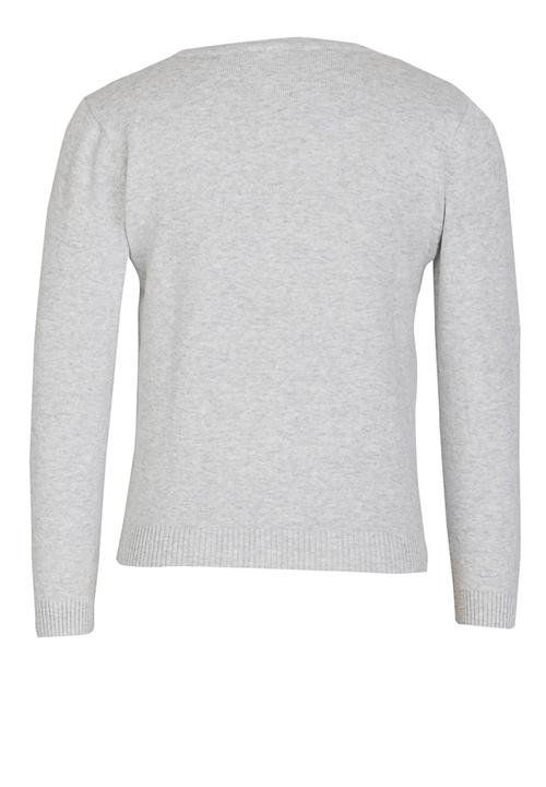 Pop Candy - Bow Cardigan Grey