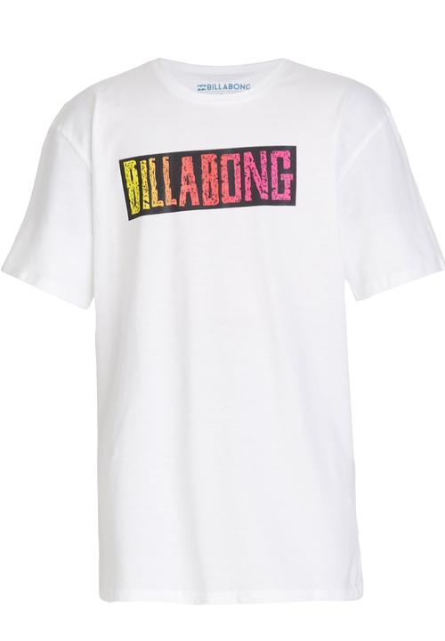 Billabong  - Retro Word Tee White