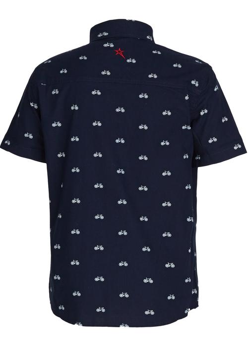 SOVIET - Printed Shirt Navy