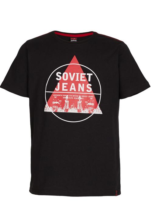 SOVIET - Boys Printed Tee Black