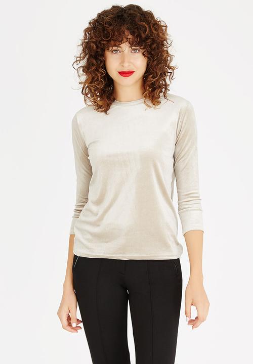 edit - Velvet T-shirt Cream