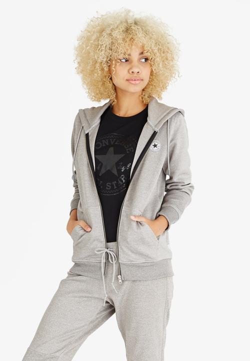 Converse - Shield Hoodie Grey