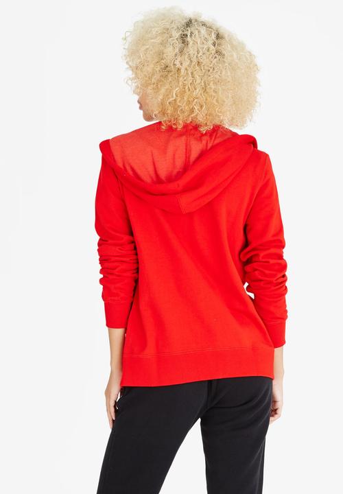 Converse - Full Zip Hoodie Red