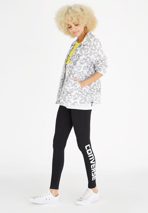 Converse - Coaches Patterned Jacket Black and White