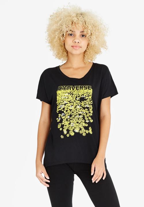 Converse - Daisy Femme Tee Black