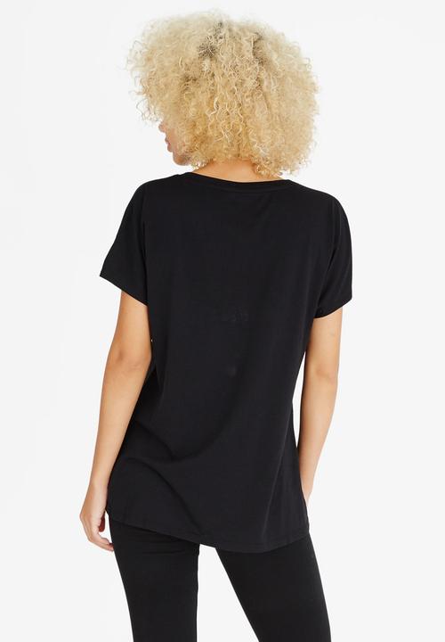Converse - Daisy Femme Tee Black