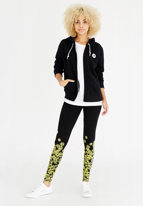 Converse - Full Zip Hoodie Black
