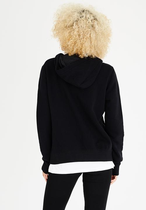 Converse - Full Zip Hoodie Black