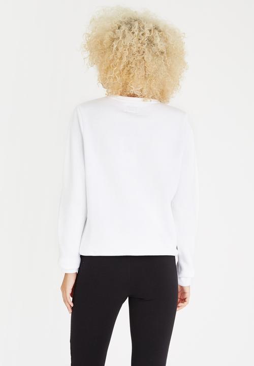 Converse - Metallic Neoprene Crew White