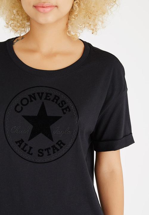 Converse - Elevated Easy Crew Tee Black