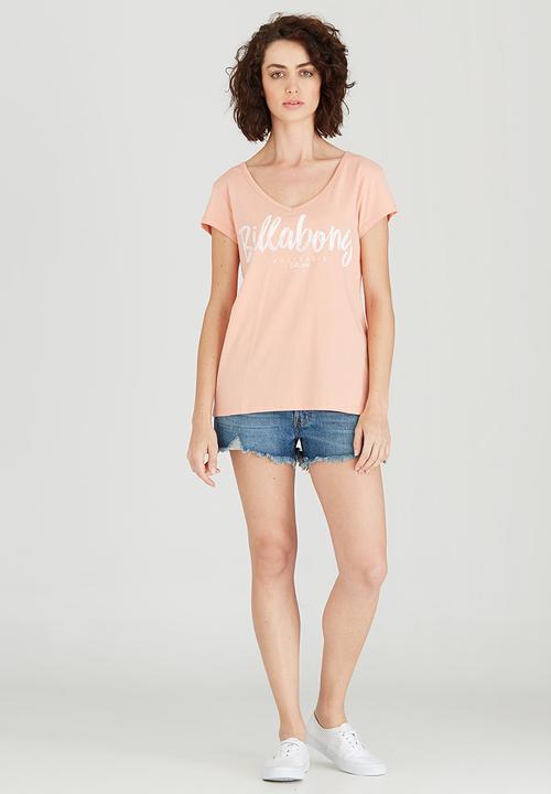 Billabong  - Sea Legend V-scoop Tee Coral