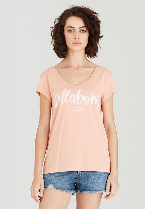 Billabong  - Sea Legend V-scoop Tee Coral