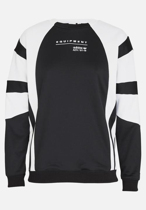 adidas Originals - EQT Sweatshirt Black and White