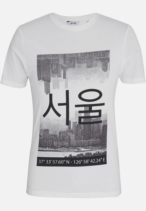 Only & Sons - Stuart Crew Neck Tee White