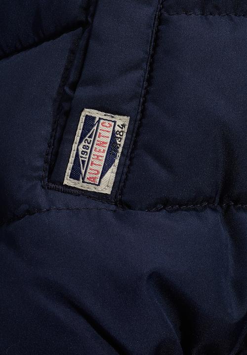 Next - Padded Jacket With hood Navy