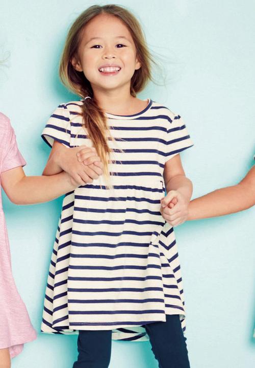 Next - Striped tunic Blue and White