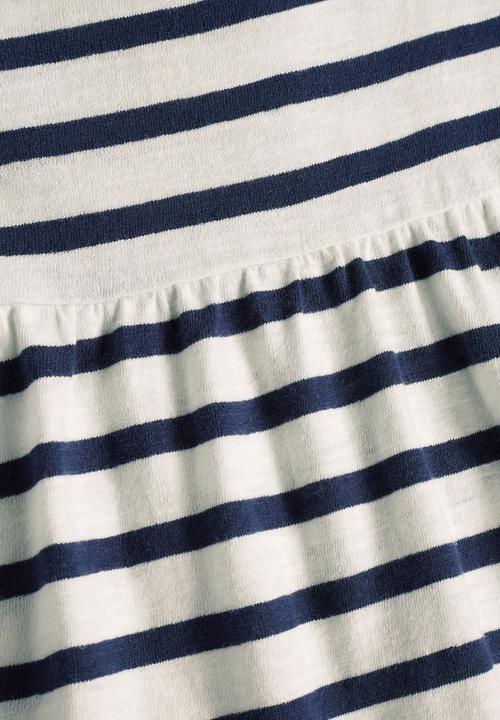 Next - Striped tunic Blue and White