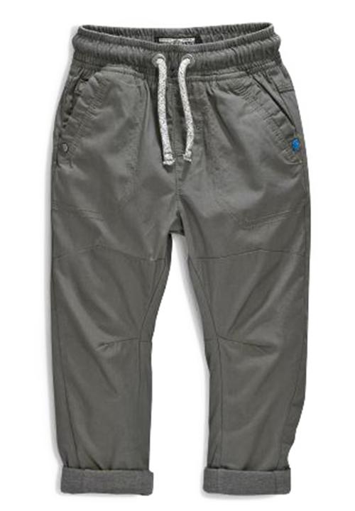 Next - Lined Pull On Trousers Mid Grey