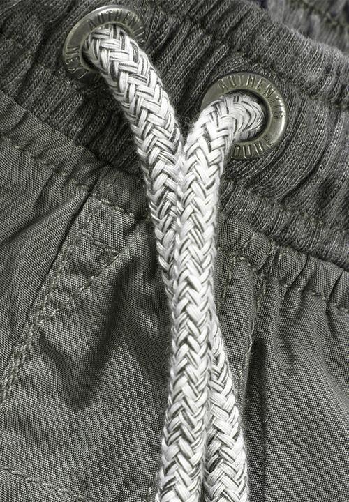 Next - Lined Pull On Trousers Mid Grey
