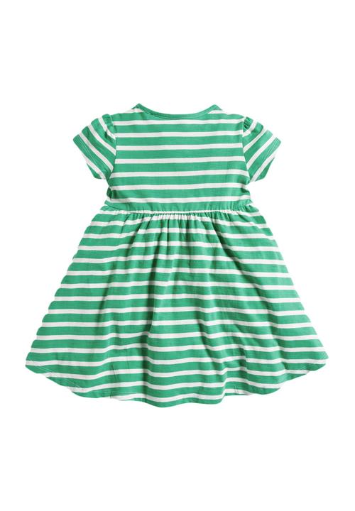 Next - Striped Tunic Dress Mid Green