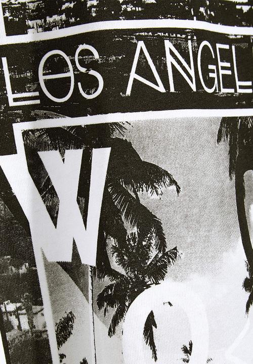Next - Hollywood Print T-shirt Black and White