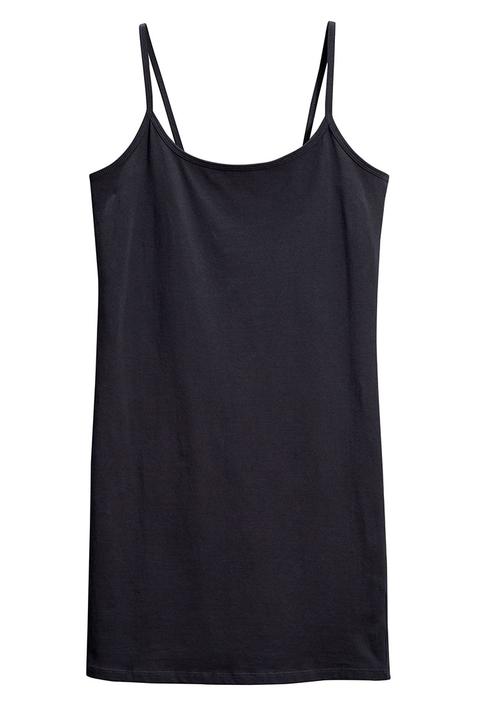Next - Longline Thin Strap Vest Navy