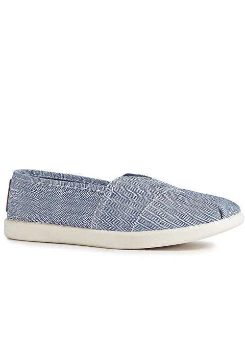 Next - Chambray Espadrilles Pale Blue Pale Blue
