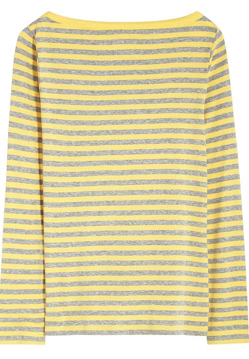 Next - Long-sleeve Top with Stripes Yellow