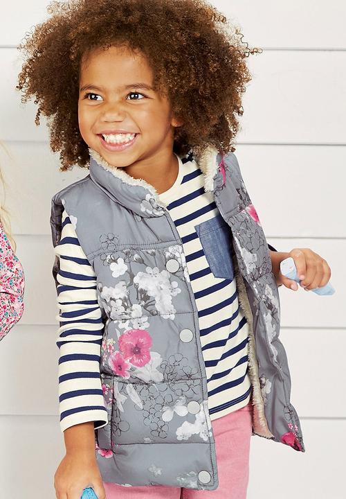 Next - Floral Gilet Grey