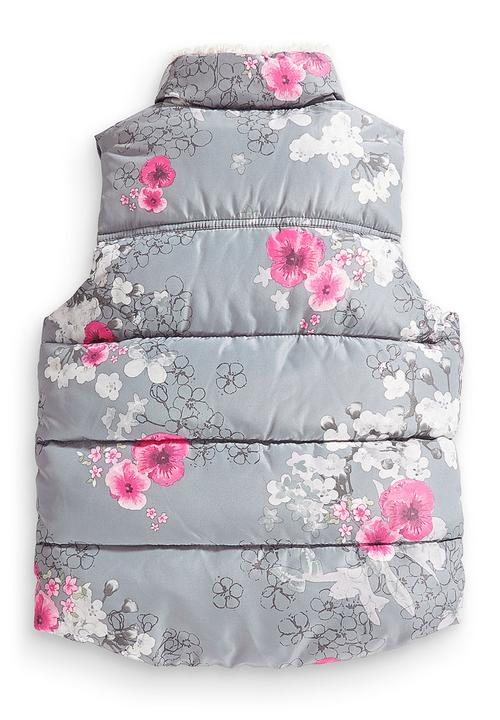 Next - Floral Gilet Grey