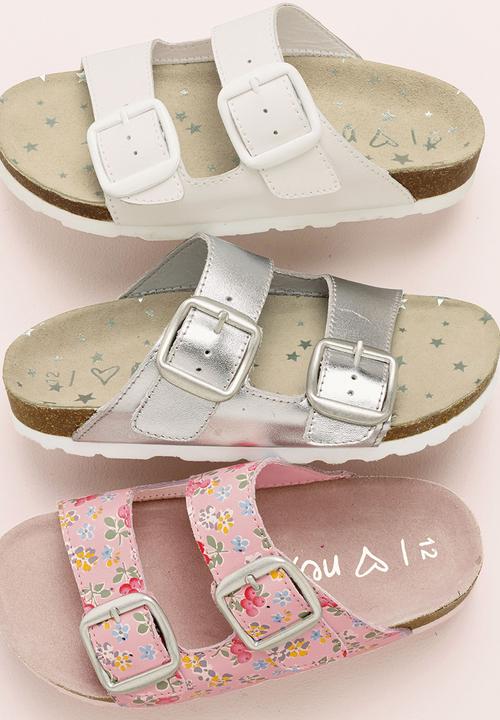 Next - Corkbed Sandals Silver