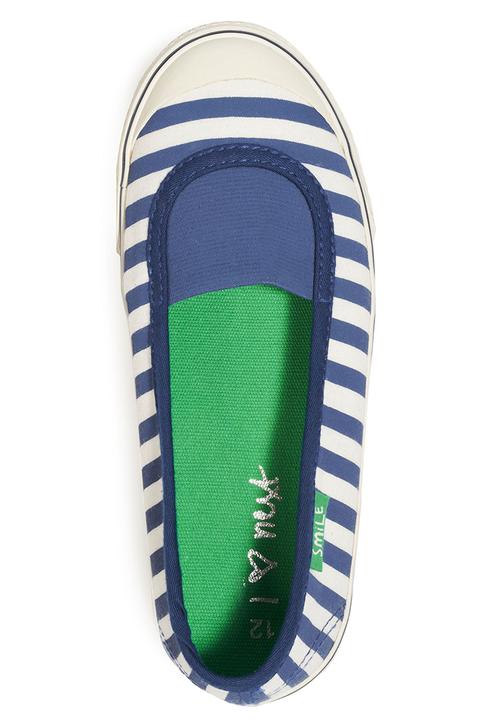 Next - Printed Pumps Blue/White Blue and White