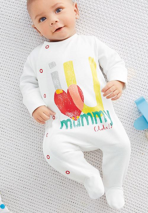 Next - I Love Mummy Sleepsuit Multi-colour