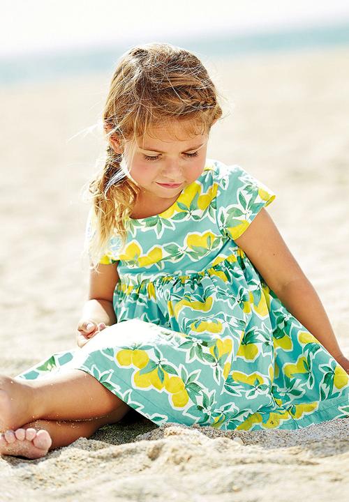 Next - Lemon Print dress Multi-colour
